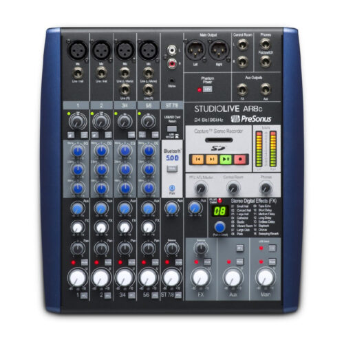 MEZCLADOR ANALOGO PRESONUS STUDIOLIVE AR8