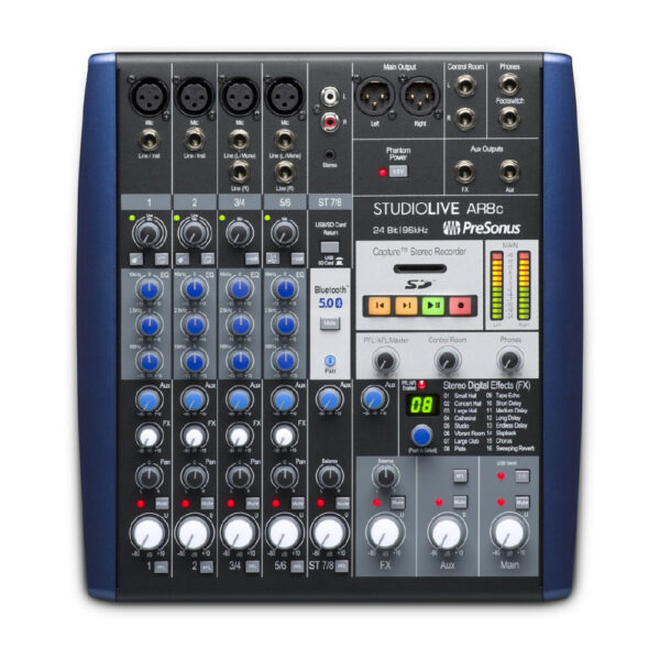 MEZCLADOR ANALOGO PRESONUS STUDIOLIVE AR8
